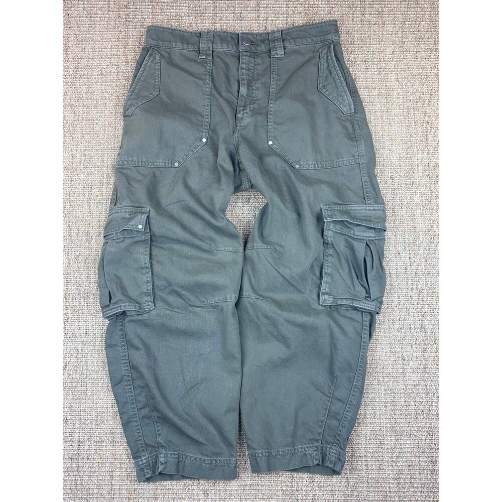 🪖 LOFT Cargo Ankle Barrel Pants | Size 6P | Olive Green